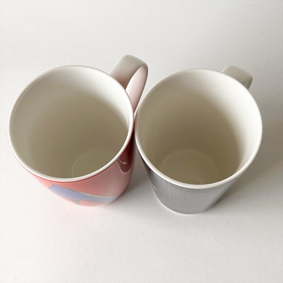 Christopher Vine Maxwell Williams Sky High & The Gentleman Set 2 Mugs Black/Red - Picture 5 of 9